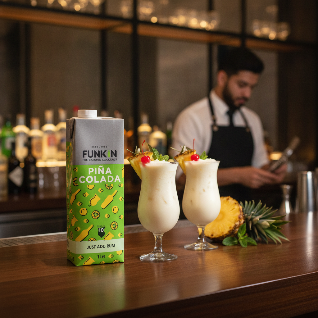 Creamy Coconut Piña Colada Mixer 1L for Bars & Pubs