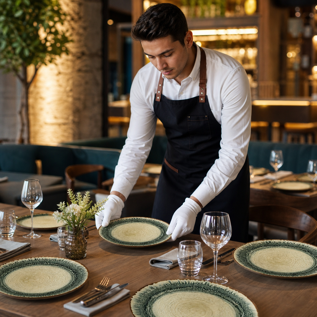 Finest Vitrified Coupe Plates 260mm Ceramic for Table Settings (Pack of 12)