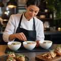 White Soup Bowls 132mm for Tapas and Snacks