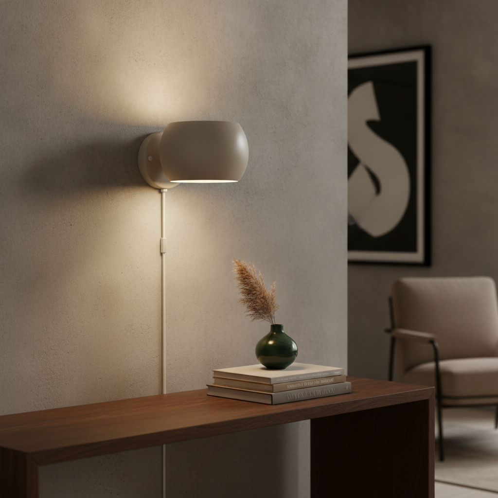 Metal Brown Indoor Wall Light for Ambient and Task Lighting