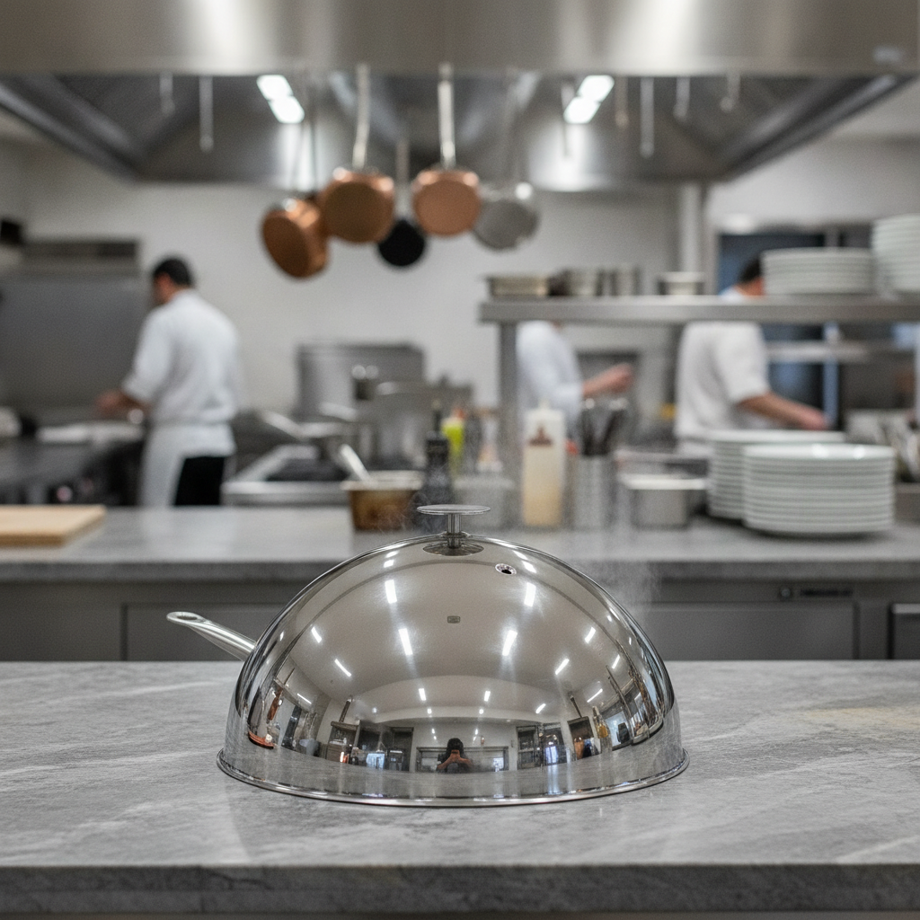Stainless Steel Cooking Dome 300mm for Steaming Foods