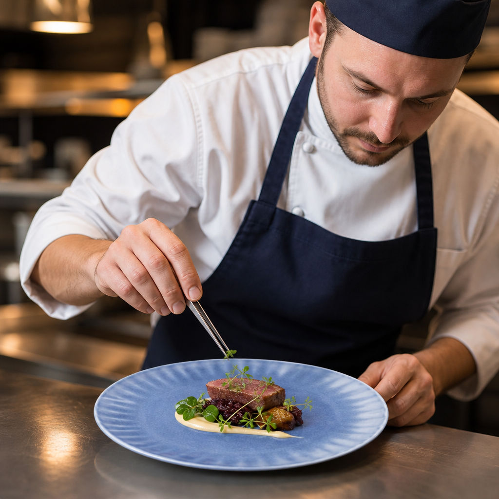 Plates 280mm Porcelain for Creative Chefs (Pack of 6)