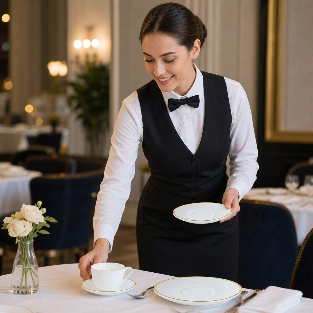 Tea Saucers Rim 160mm Gold Fine Bone China for Elegant Dining (Pack of 12)