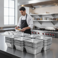 Aluminium Foil Containers 250ml for Takeaway Service (Pack of 1000)