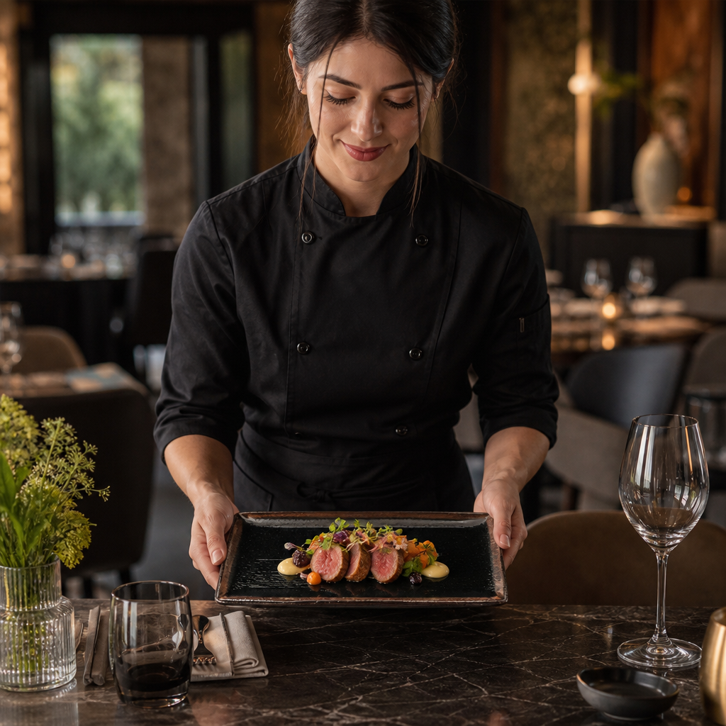 Rectangular Platter 270x167mm Porcelain for Fine Dining (Pack of 6)