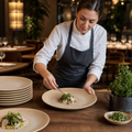 Sandstone Plates 305mm for Restaurants & Cafés (Pack of 12)