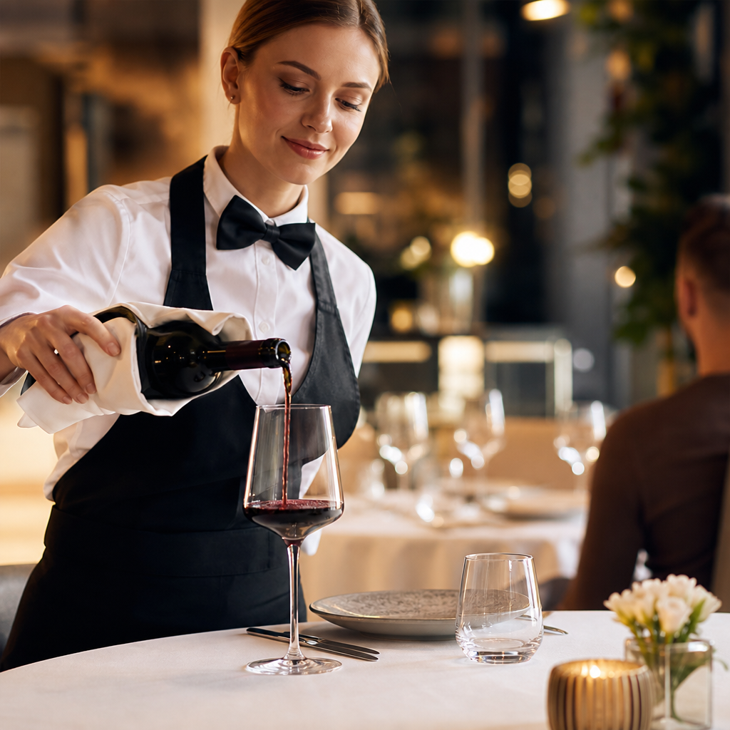 Glass Large Wine Glasses 425ml for Bars & Restaurants (Pack of 24)