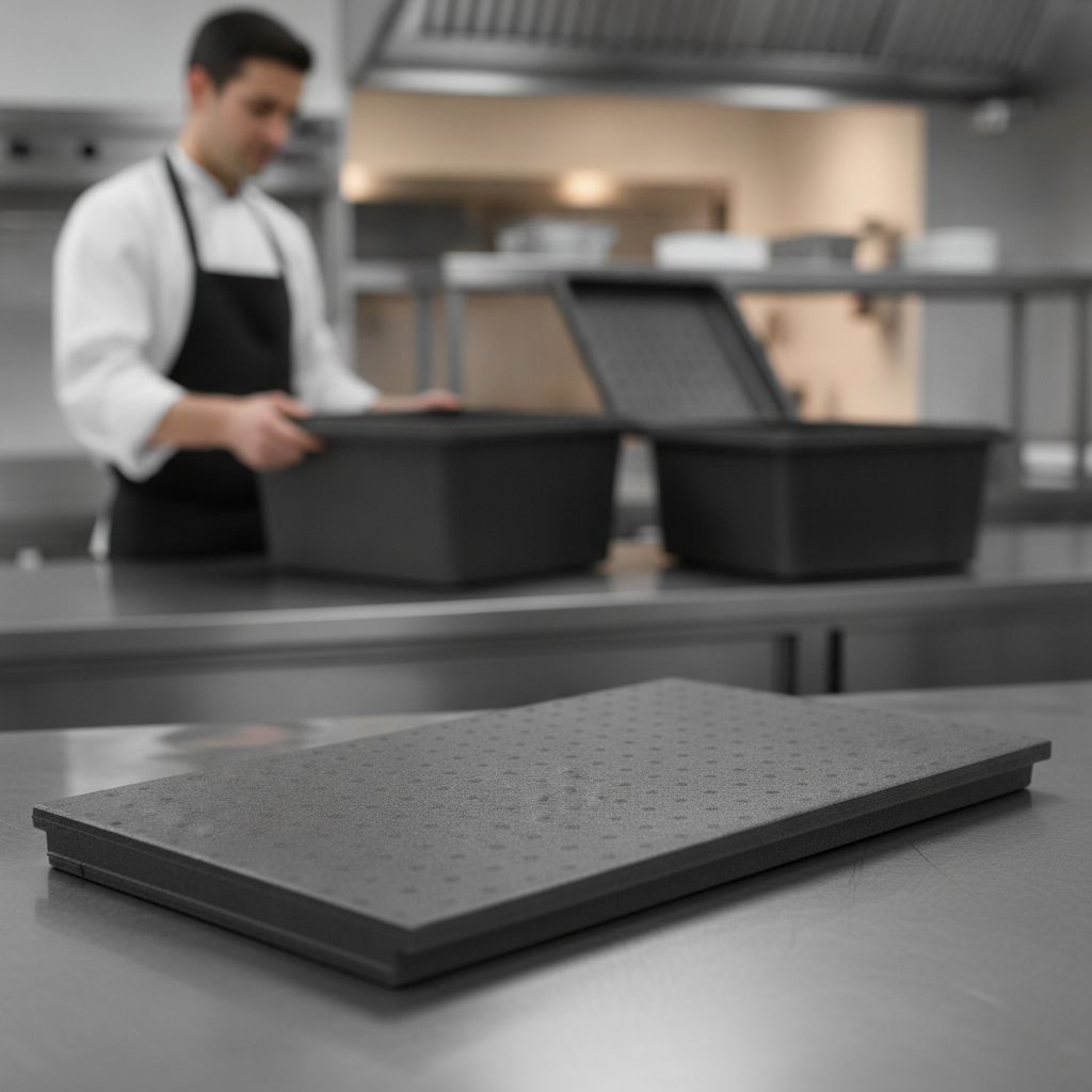 Polypropylene Thermobarrier for Food Transport Boxes
