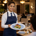 Walled Plates 261mm Vitrified Ceramic for Restaurants (Pack of 6)