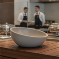 Melamine Sloping Bowl 300mm for Buffet Service