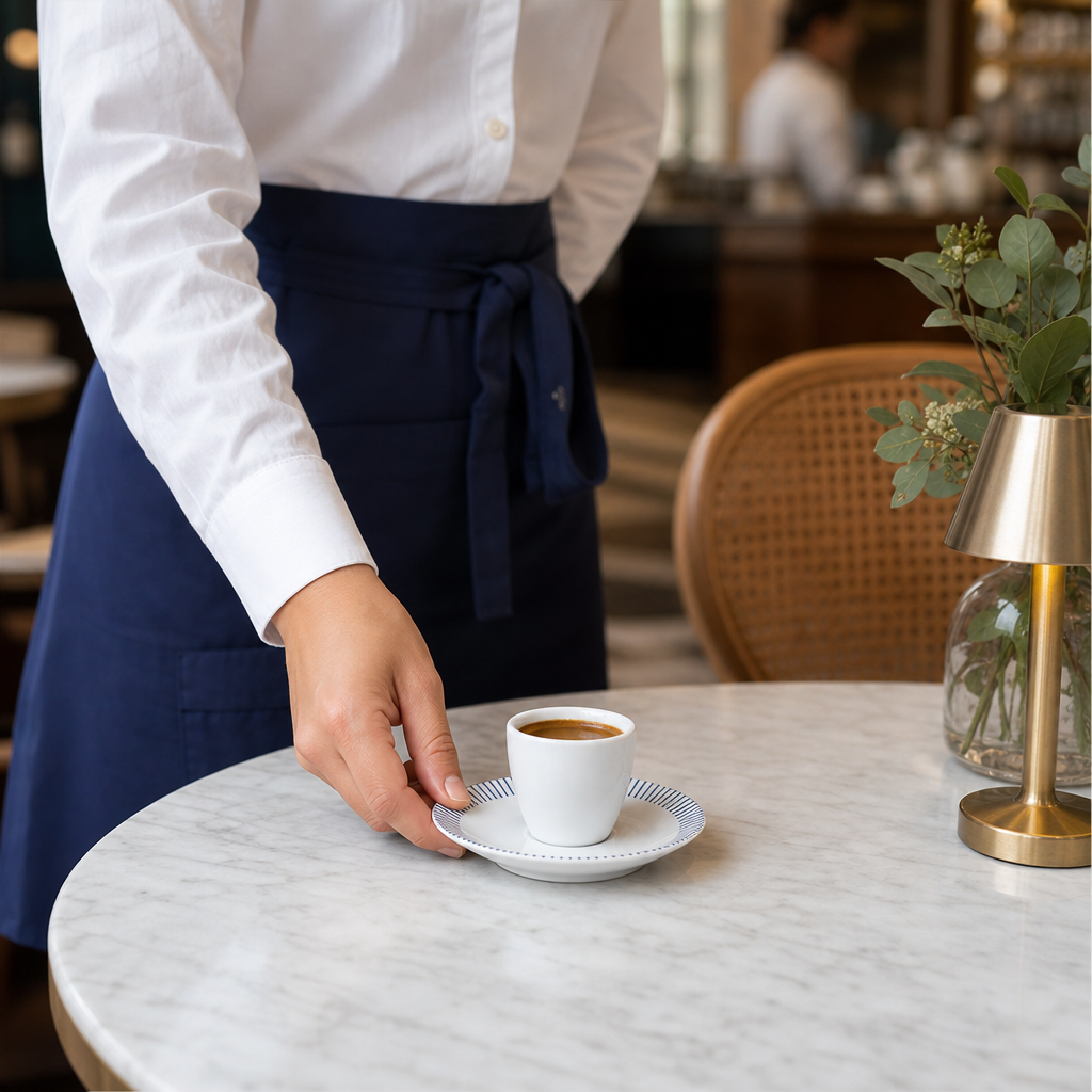 Coupe Espresso Saucers Fine Bone China for Hospitality (Pack of 12)