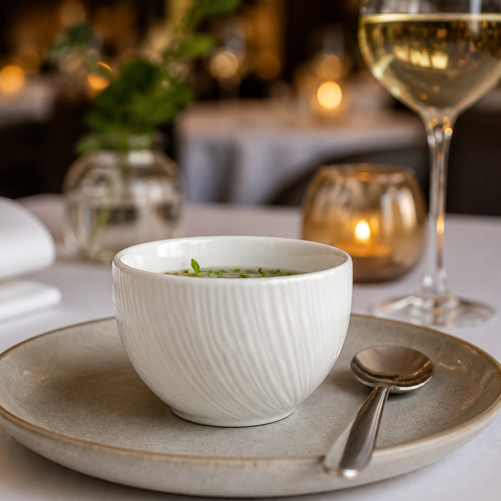 Spyro Bouillon Cups 227ml for Fine Dining - Pack of 12