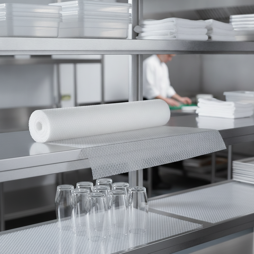 Plastic Clear Shelf Liner 610mm for Bars & Restaurants