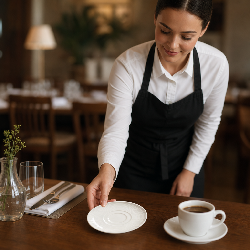 Saucers 117.5mm Porcelain for Dining Experience (Pack of 12)