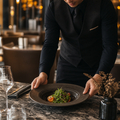 Iron Black Wide Rim Bowl 280mm for Elegant Dining