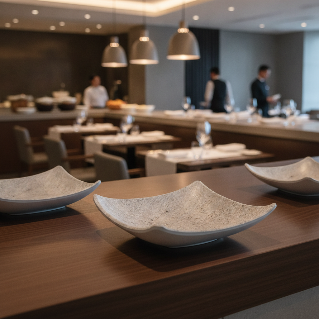 Melamine Grey Dish 40ml for Buffets & Catering