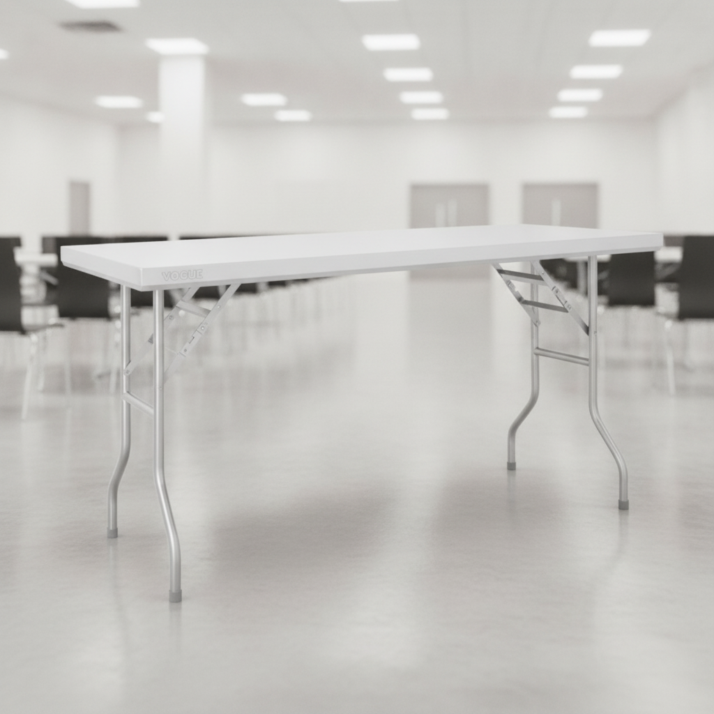 Stainless Steel Folding Work Table 1220x610mm for Events