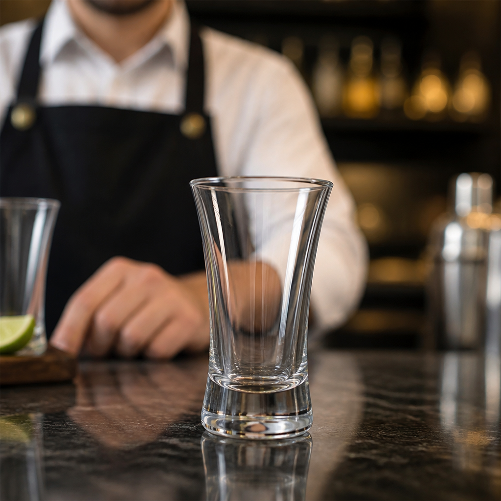 Soda Lime Clear Shot Glasses 70ml for Bars & Pubs (Pack of 48)