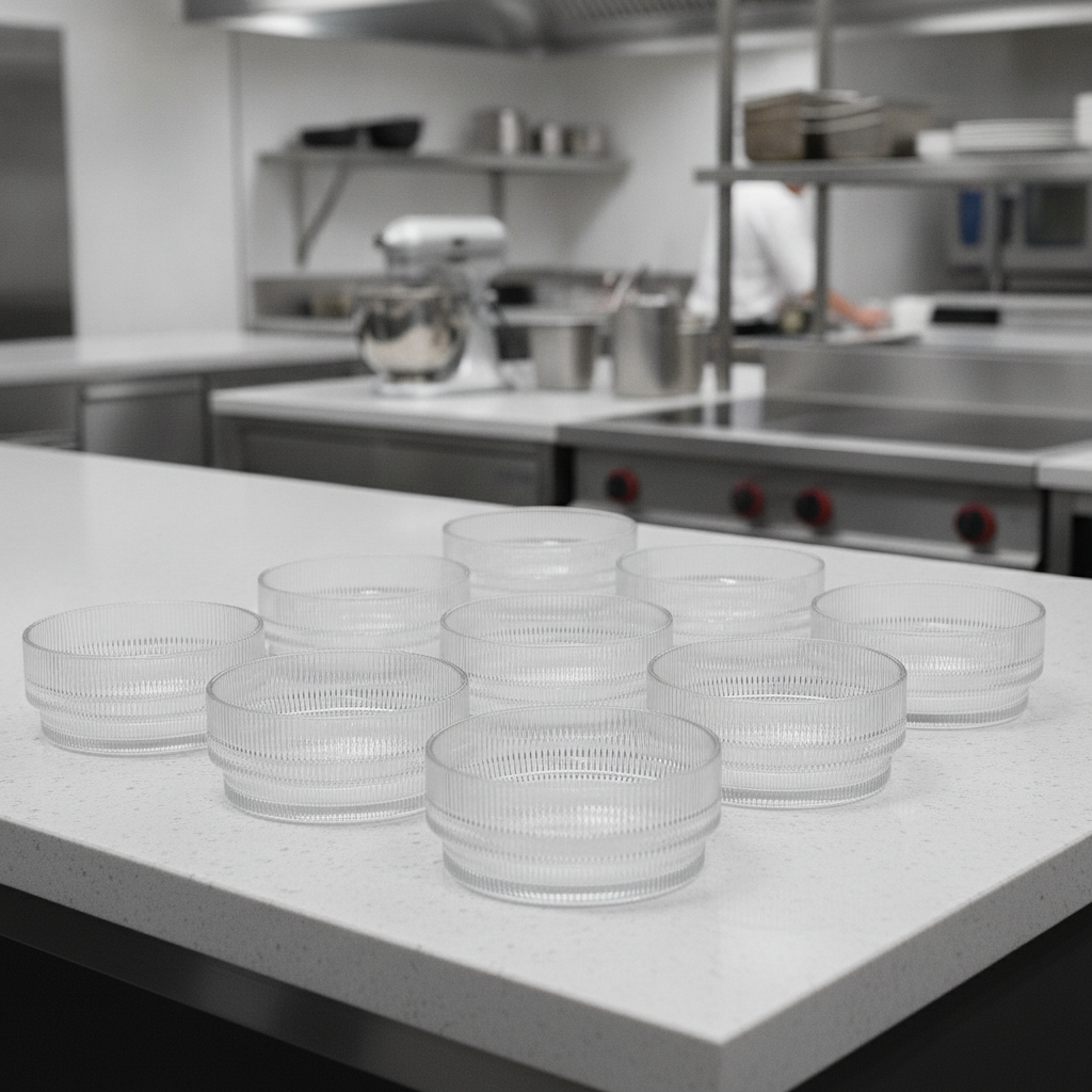 Glass Bowls 350ml for Restaurants & Catering (Pack of 12)