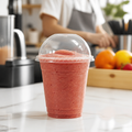 PLA Clear Domed Cold Cup Lids for Smoothies & Slushies (Pack of 1000)