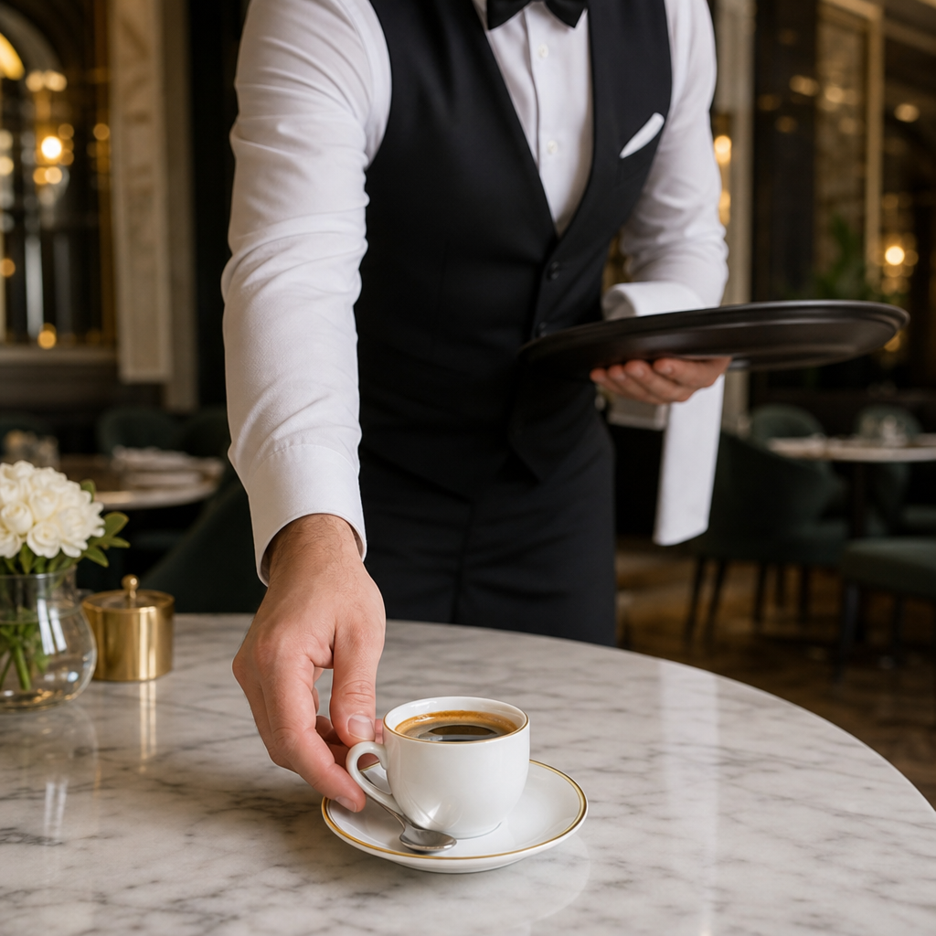Espresso Saucers Rim 120mm Gold Bone China for Elegant Dining (Pack of 12)