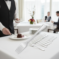 Stainless Steel Dessert Forks for Elegant Dining (Pack of 12)