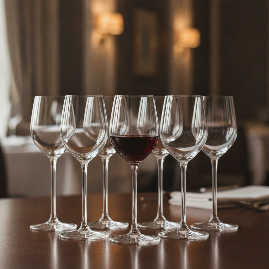 Glass Port Glasses 140ml for Elegant Serving (Pack of 6)