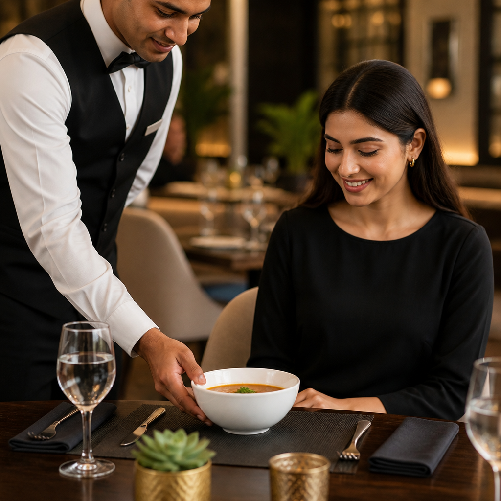 Soup Bowl 470ml Vitrified Ceramic for Dining Tables (Pack of 12)