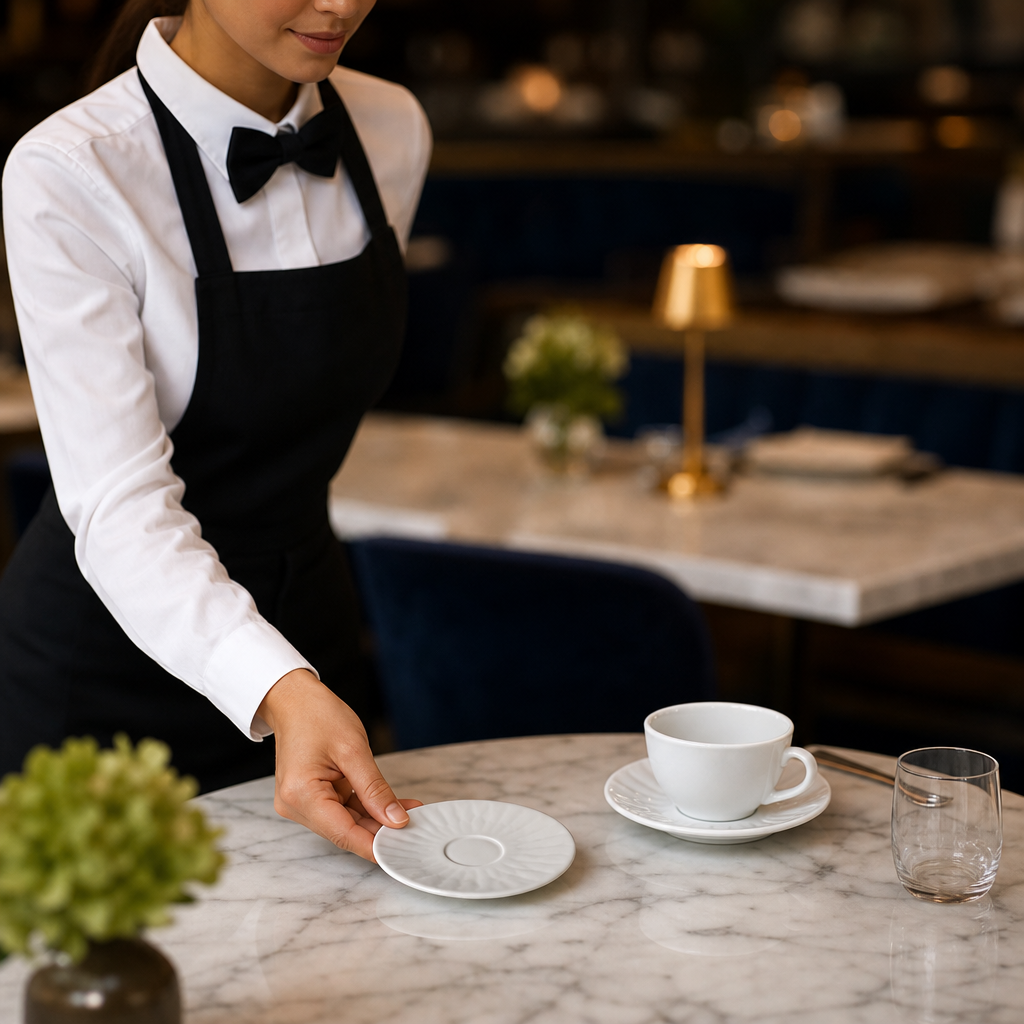 Saucers 127mm Porcelain for Fine Dining (Pack of 36)