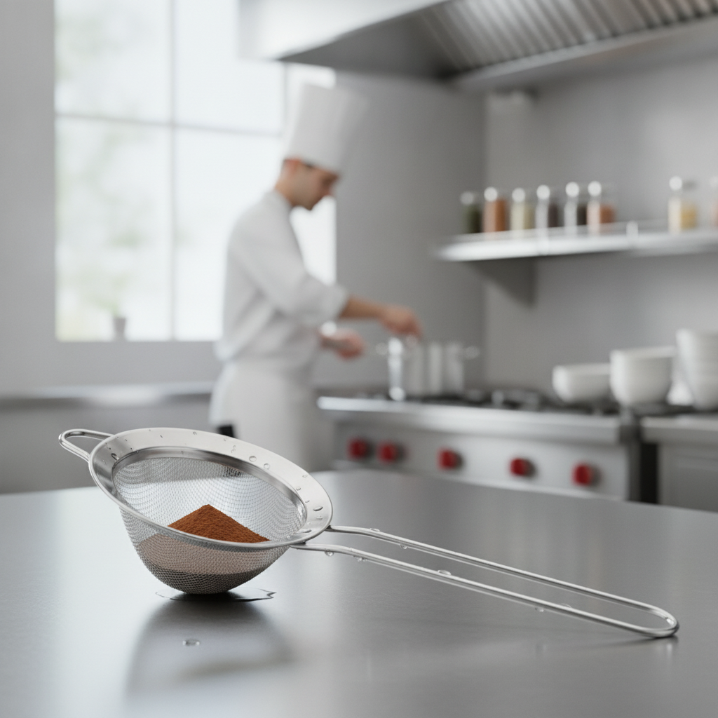 Stainless Steel Fine Mesh Strainer 233mm for Kitchens & Bars