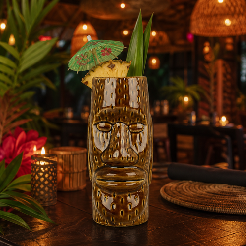 Ceramic Tiki Mug 450ml for Themed Parties