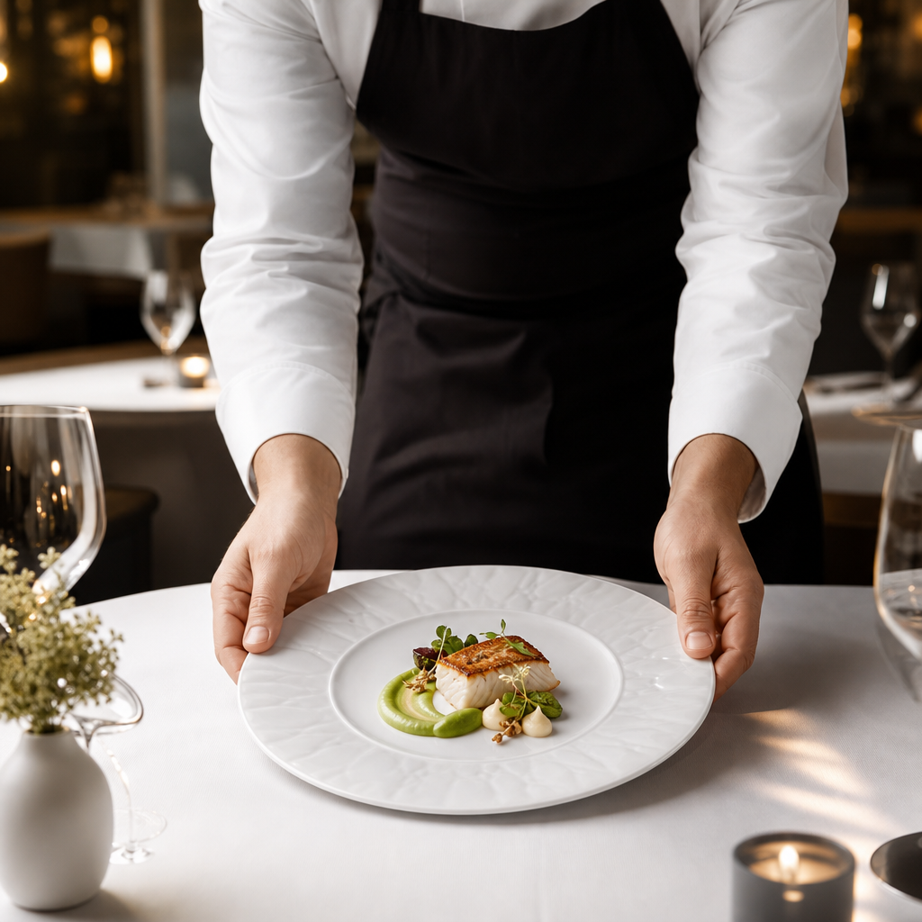 Signature Plates 279mm Porcelain for Fine Dining (Pack of 12)