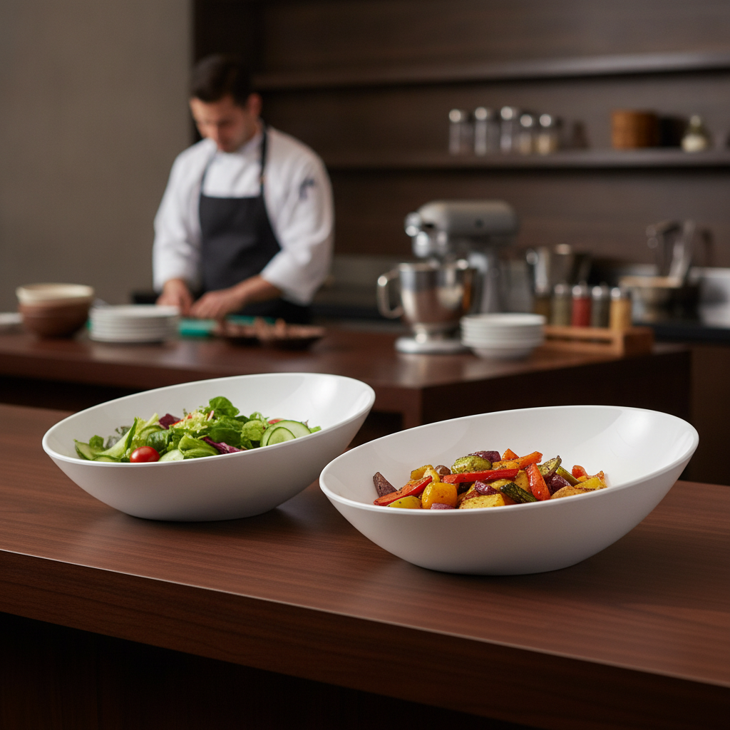 Melamine Buffet Bowls 4.5L for Catering & Hospitality (Pack of 2)