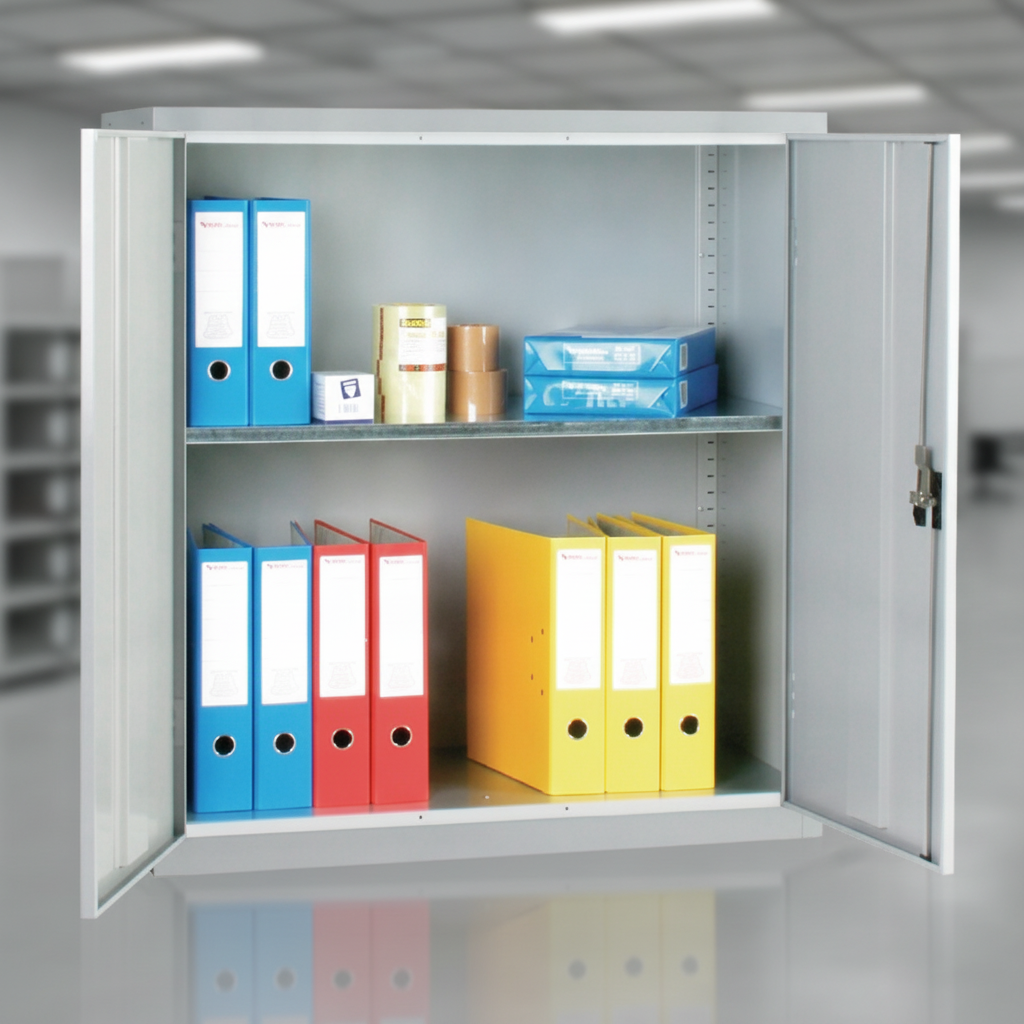 Mild Steel Lockable Cupboard with 1 Shelf for Storage