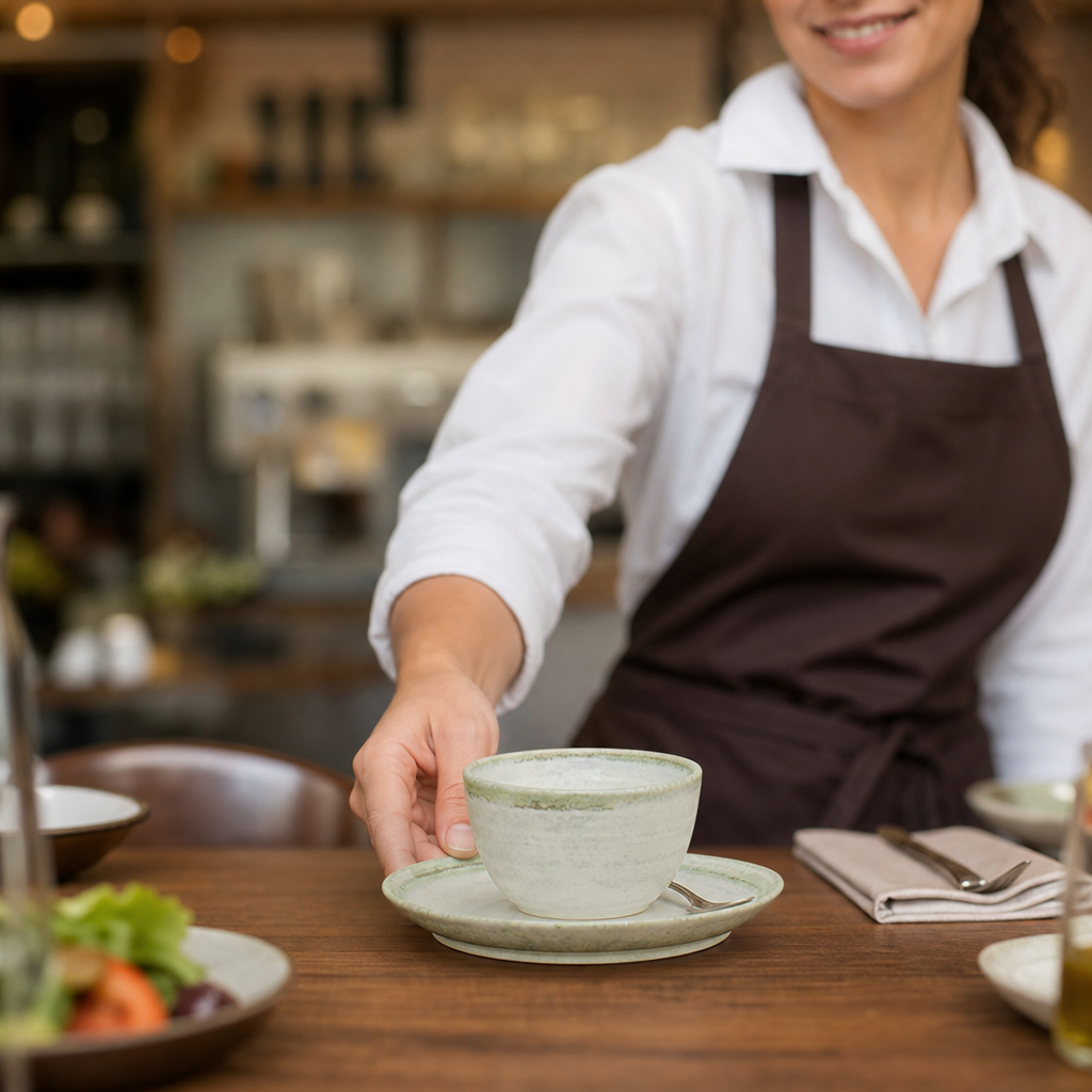 Flint Vitrified Saucer 156mm Ceramic for Professional Use (Pack of 12)