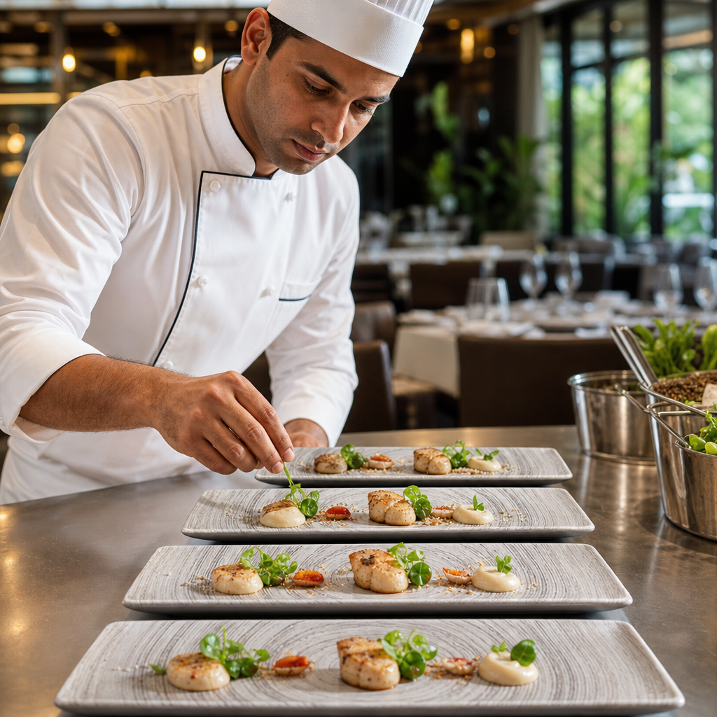 Oblong Plates x 300 80mm Vitrified Ceramic for Catering (Pack of 6)