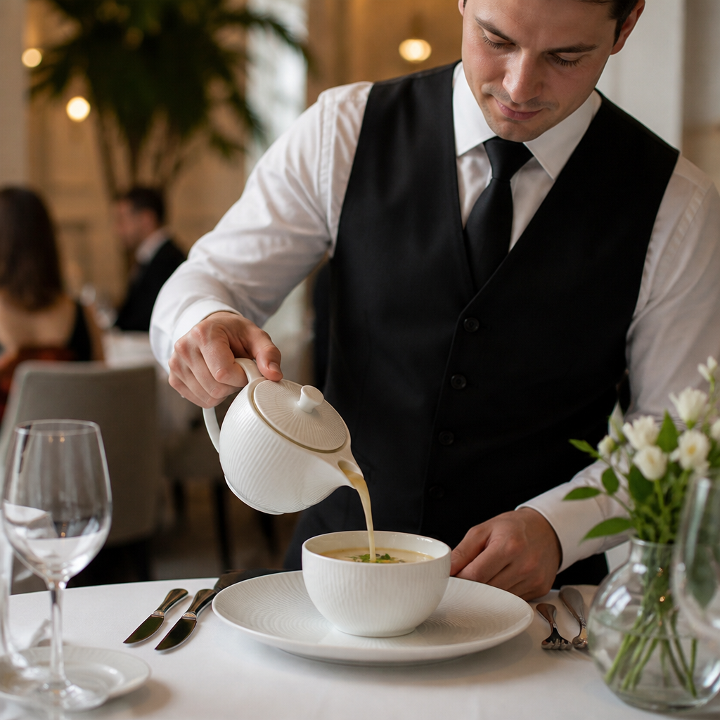 Alumina Bouillon Cup 227ml Vitrified Ceramic for Fine Dining (Pack of 12)
