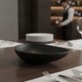 Melamine Black Bowl 230mm for Stylish Dining