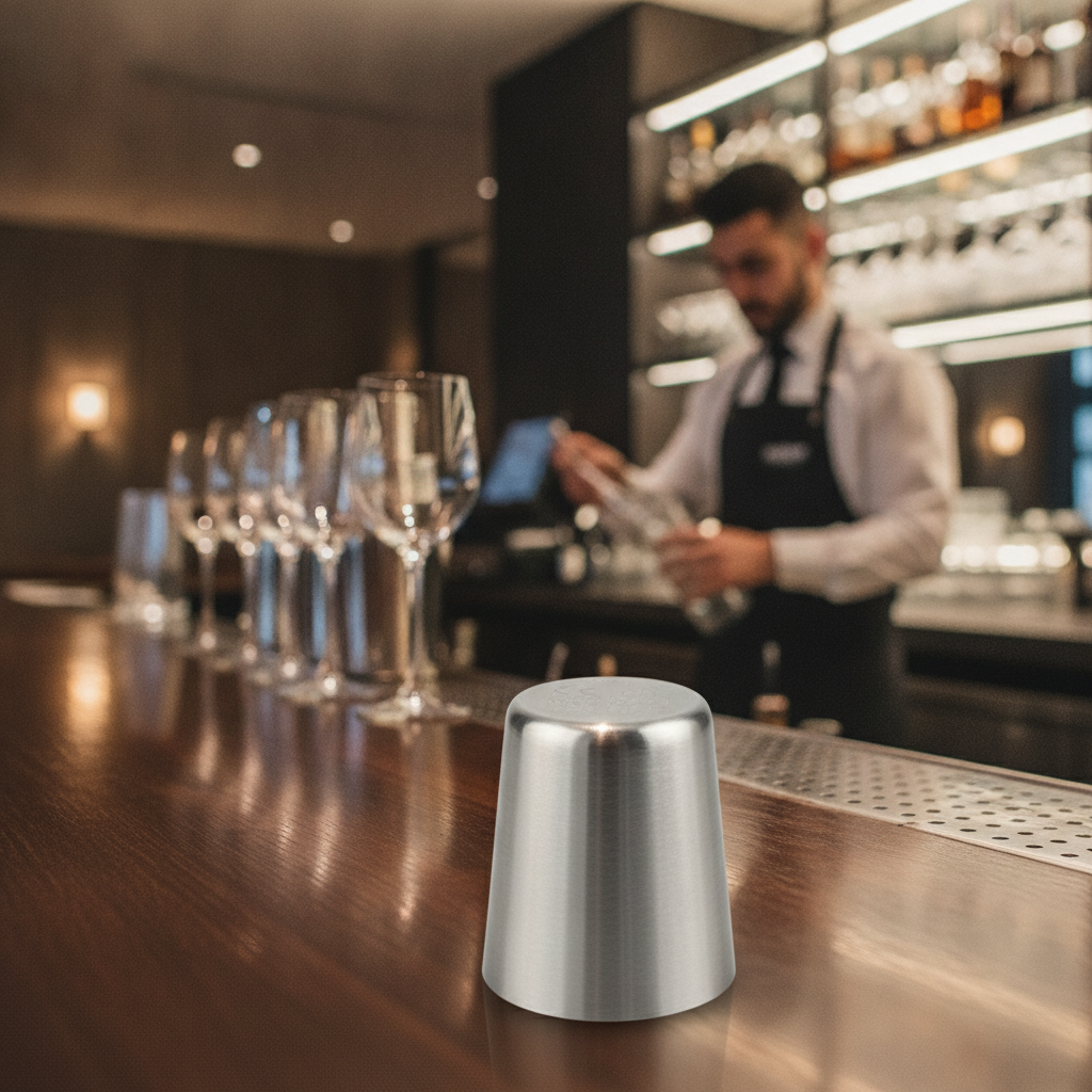 Stainless Steel Thimble Measure 35.5ml for Bars & Pubs