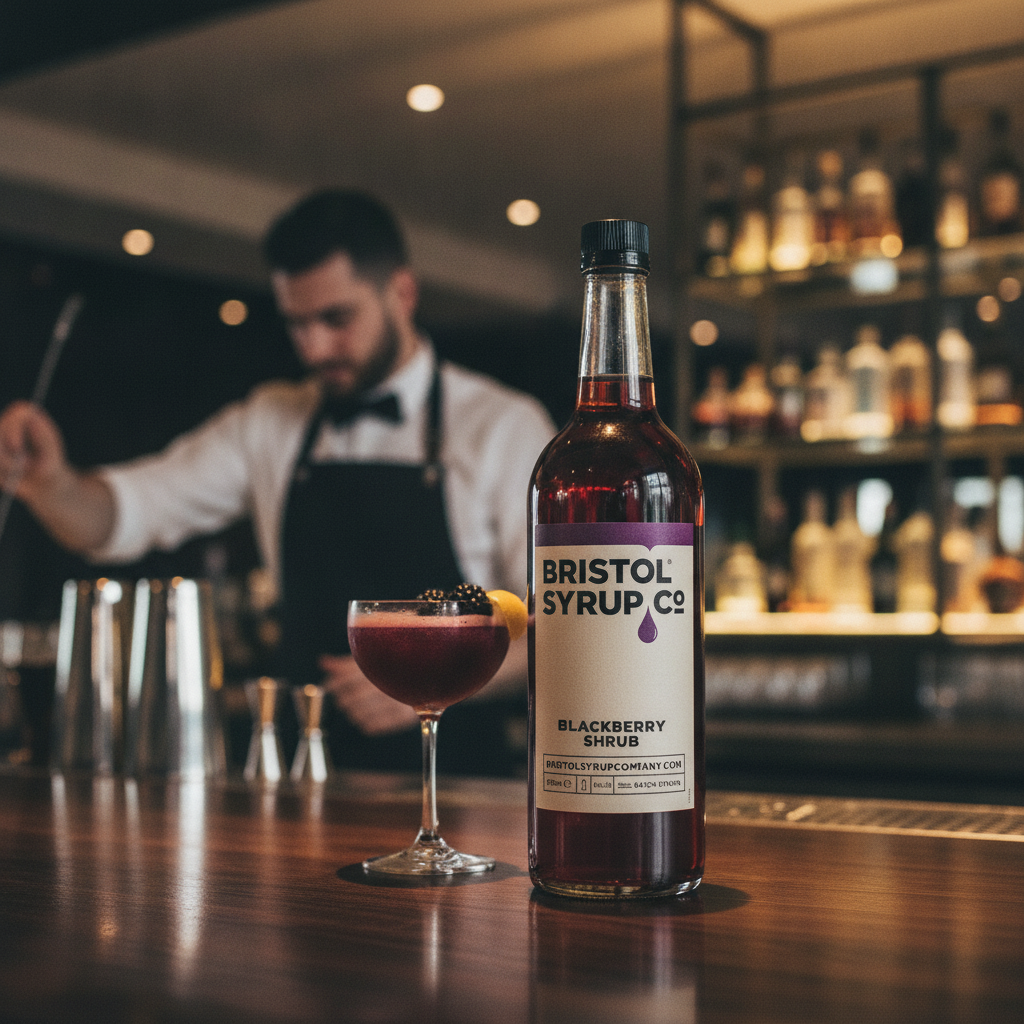 Blackberry Shrub Syrup 750ml for Cocktails
