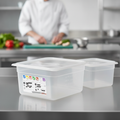 Polypropylene Food Storage Container 1/2 GN 150mm for Professional Kitchens