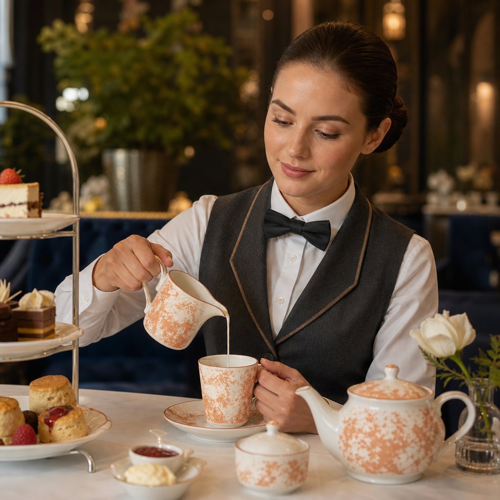 Bone China Copper Cream Jugs for Afternoon Tea (Pack of 6)