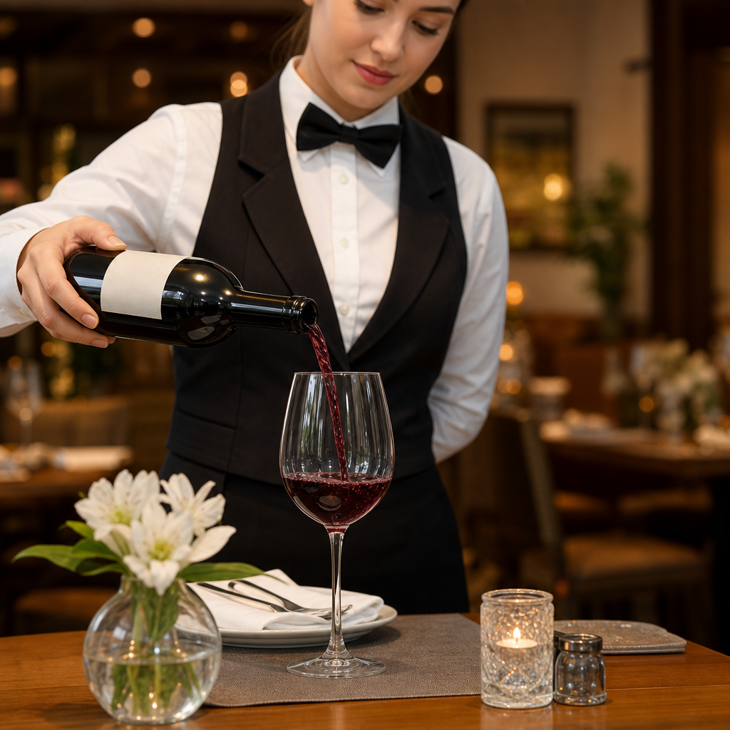 Durable Clear Glass Wine Glasses 350ml for Bars & Restaurants (Pack of 24)