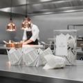 Grease-Resistant Paper Chip Crowns for Food Presentation (Pack of 1100)