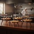 Wooden Organic Display Stands 275x145mm for Catering Events (Pack of 4)