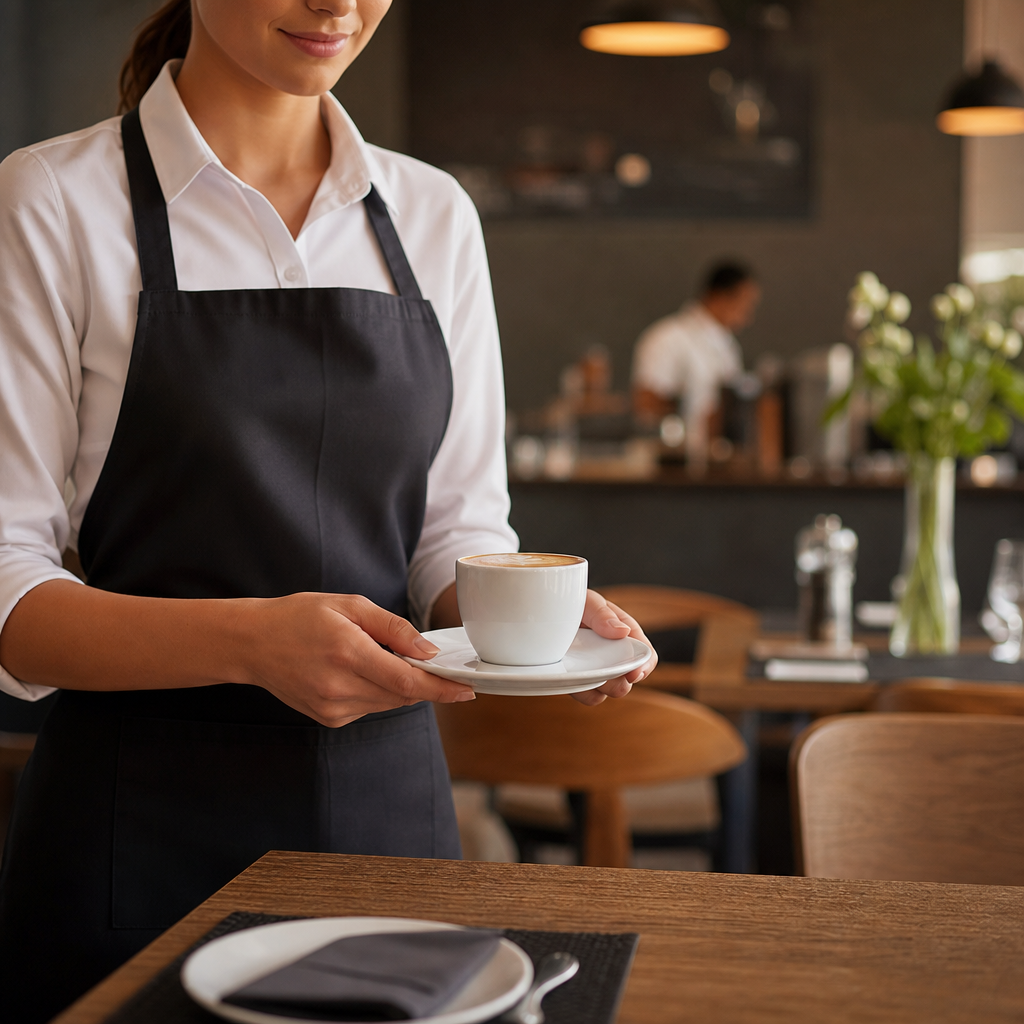 Cappuccino Saucers 150mm Vitrified Porcelain for Cafés & Restaurants (Pack of 12)