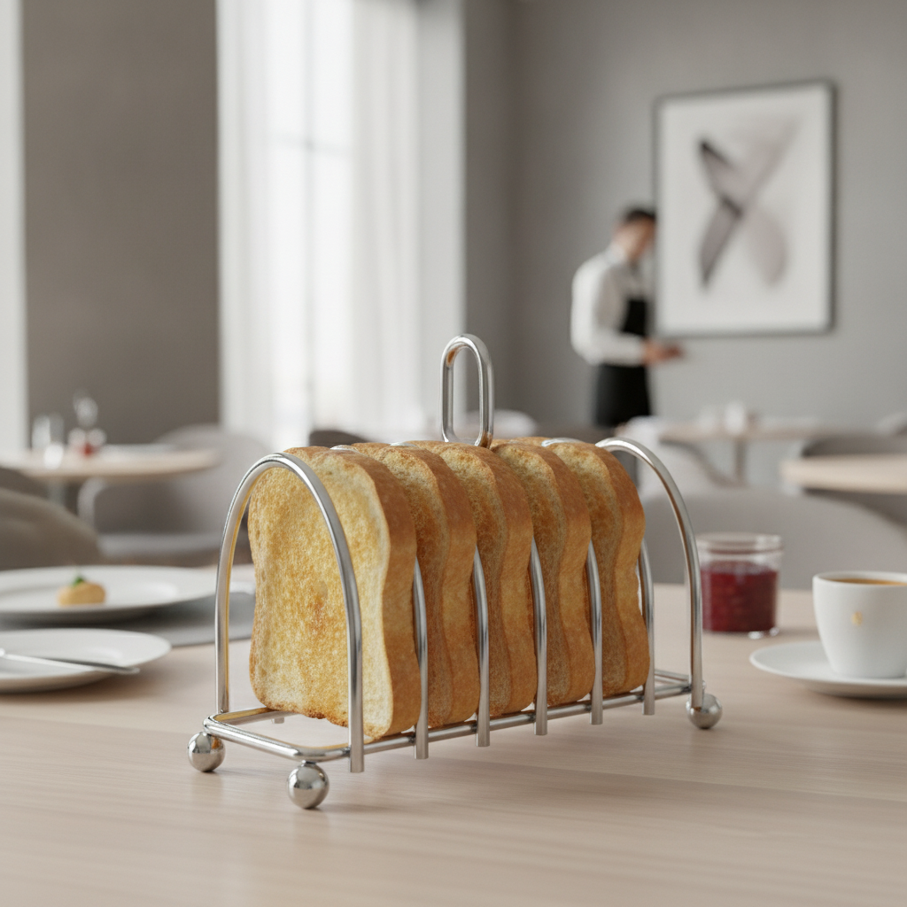 Stainless Steel Wire Toast Rack 155x80mm for Breakfast Service