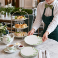 Hand-Painted Plates 168mm Ceramic for Afternoon Tea (Pack of 12)
