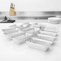 Aluminium Foil Containers 660ml for Cooking & Storage (Pack of 50)