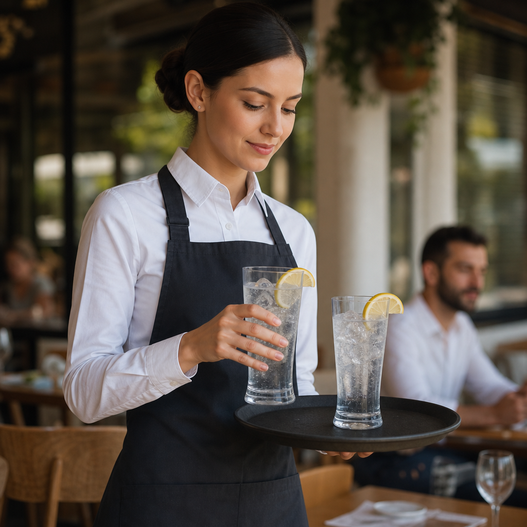 Polycarbonate Clear Cooler 680ml for Outdoor Beverage Service (Pack of 12)